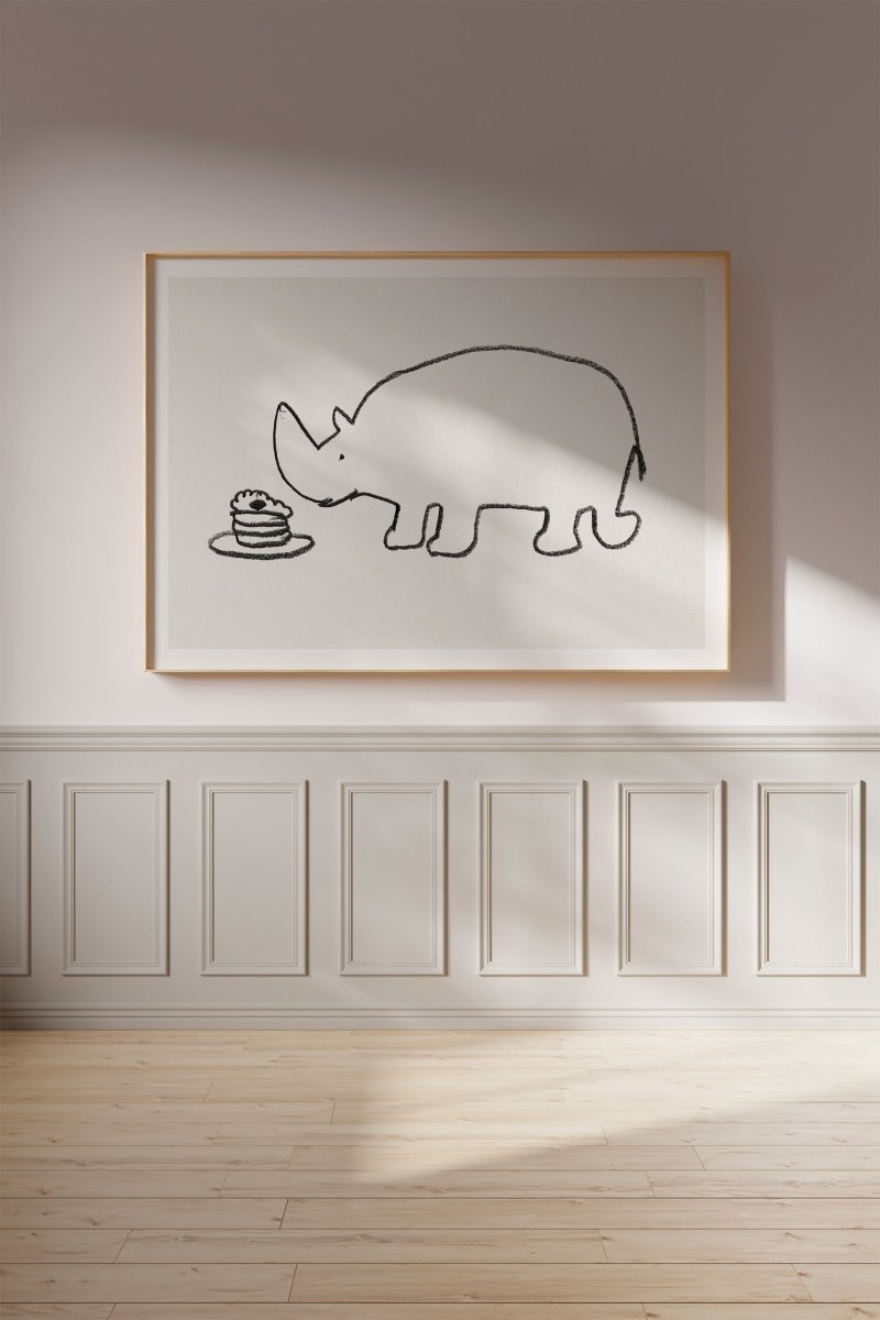 The rhinoceros that didn't know if it liked cake